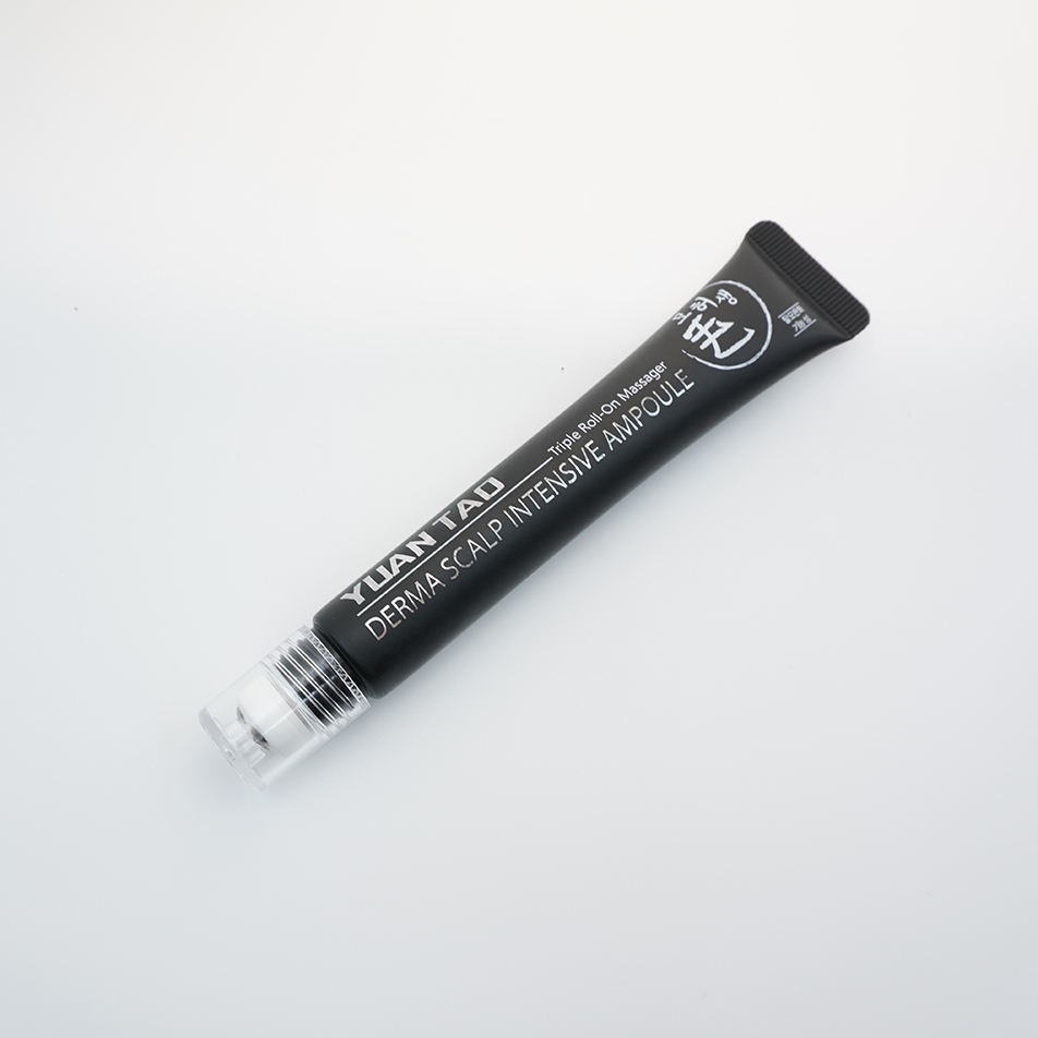 Aplicador de bola de rodillo de metal personalizado, tubo de crema para ojos vacío de 15ml y 20ml para crema de masaje, embalaje de tubo para el cuidado de la piel