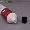 Aplicador de boquilla personalizado de 35mm de diámetro, tubo vacío de 50 ~ 130 ml de capacidad, tapón de rosca para tubo de pasta de dientes cosmética brillante