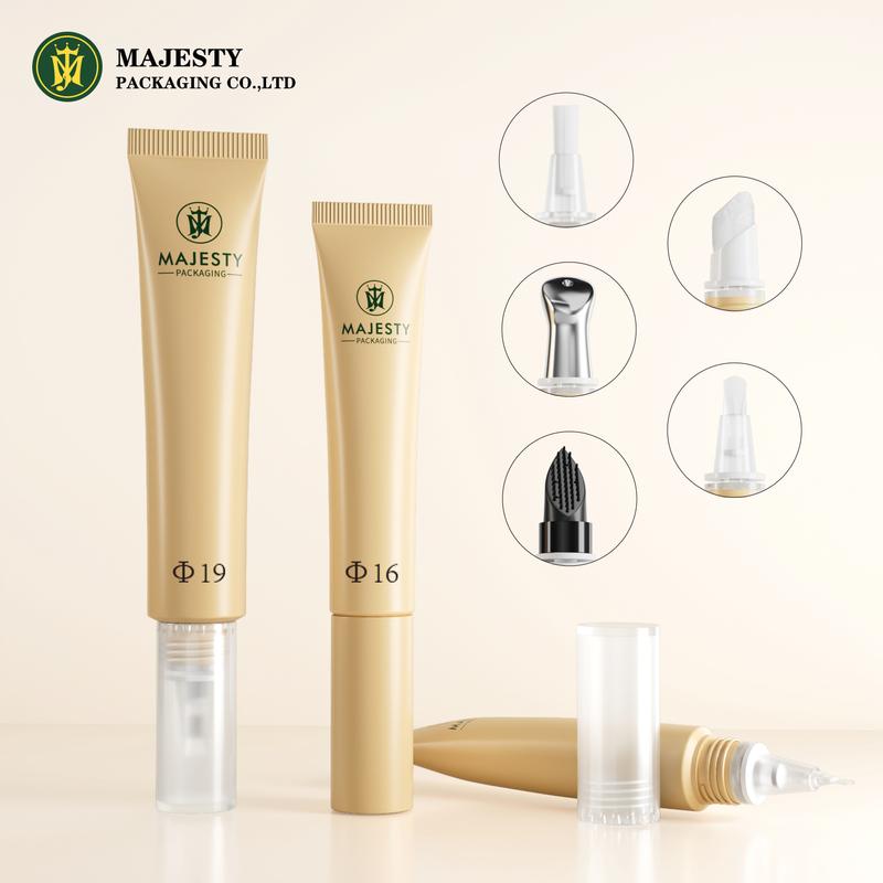 Tubo de brillo de labios de 5 ml 10 ml con un tubo de cuidado de labios de cuidado de los labios de punta multifuncional