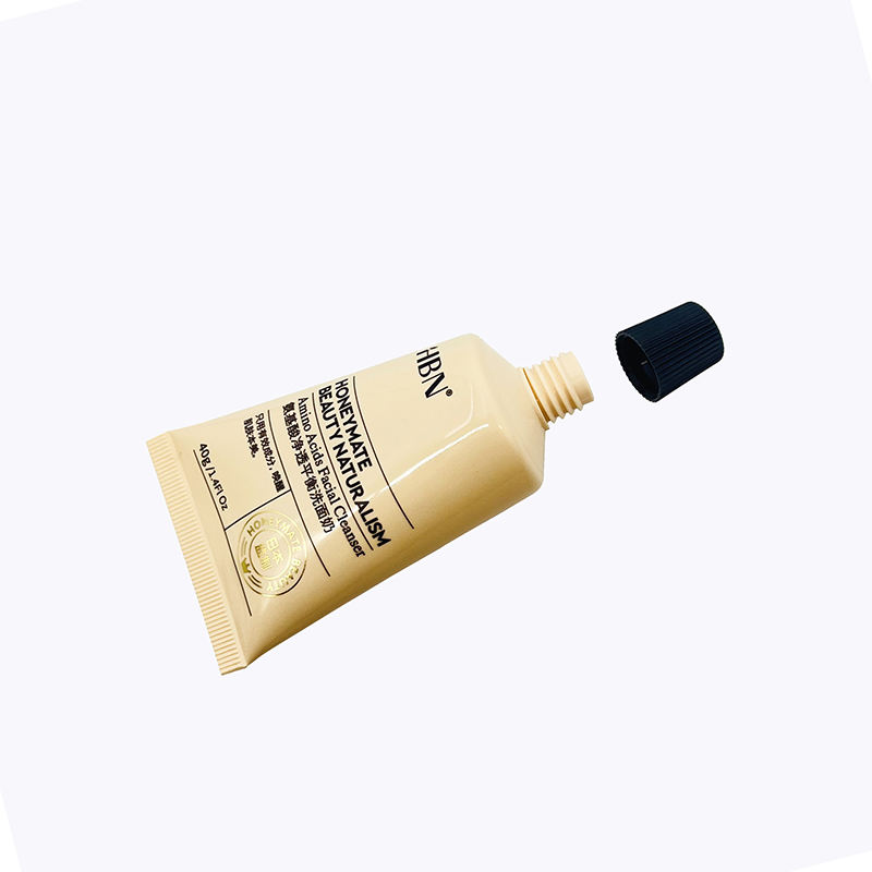 Tubo cosmético de plástico personalizado, cremas para el cuidado de la piel, contenedor de crema suave vacío, tapón de rosca, crema facial personalizada, loción base