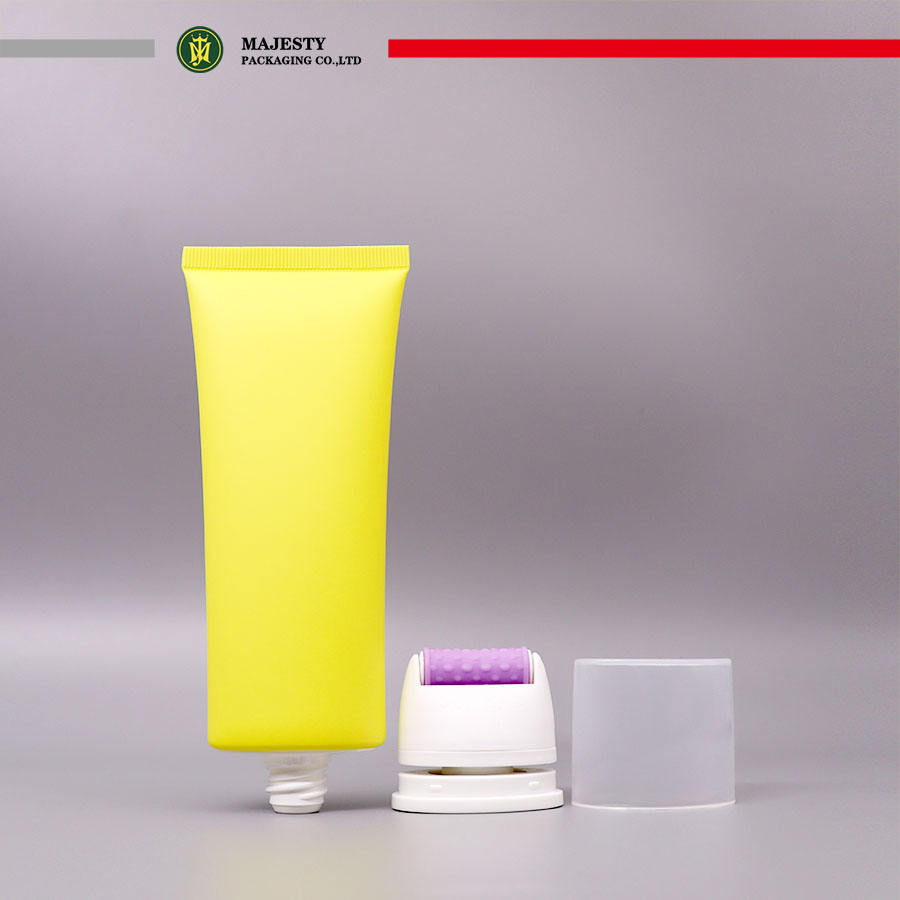 Tubo aplicador de rodillo de masaje corporal de 30ml, 50ml, 60ml, embalaje de tubo cosmético de plástico con loción en crema y embalaje de tubo