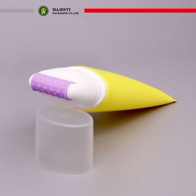 Tubo aplicador de rodillo de masaje corporal de 30ml, 50ml, 60ml, embalaje de tubo cosmético de plástico con loción en crema y embalaje de tubo