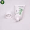 Tubo de plástico sostenible reciclable de PE verde, embalaje cosmético para el cuidado de la piel, tubo de loción corporal para crema de manos de volumen múltiple