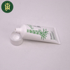 Tubo de plástico sostenible reciclable de PE verde, embalaje cosmético para el cuidado de la piel, tubo de loción corporal para crema de manos de volumen múltiple