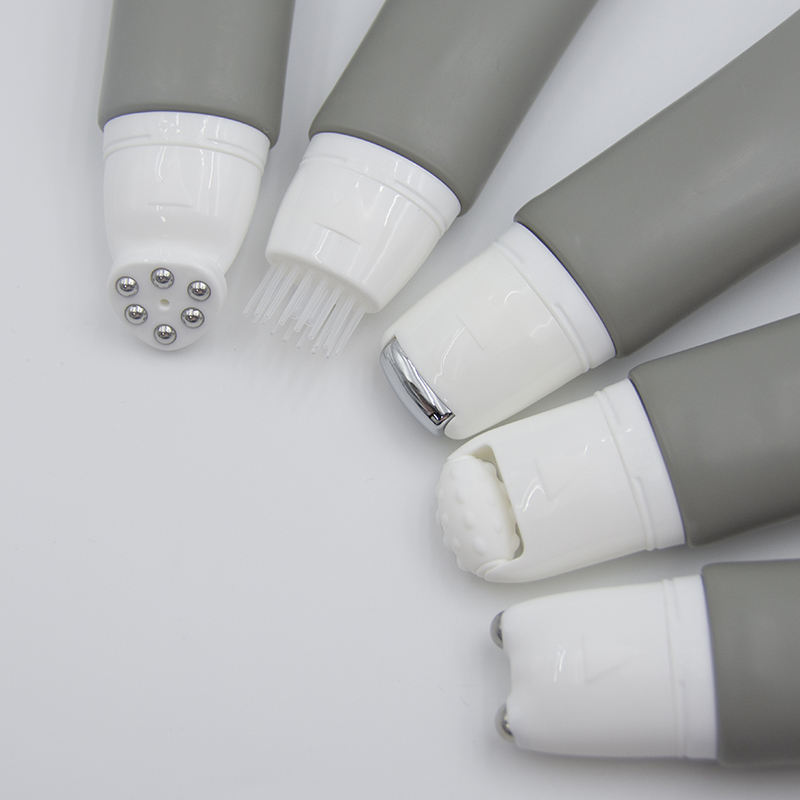 Precio de fábrica, tubo aplicador de bola de rodillo de aleación de Zinc multifunción, crema para ojos, masaje, embalaje de cosméticos, tubos de plástico