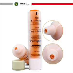 Cámaras gemelas de plástico personalizadas, tapón de rosca de doble tubo, crema para manos, cuidado de la piel, loción corporal, cosméticos de colores personalizados
