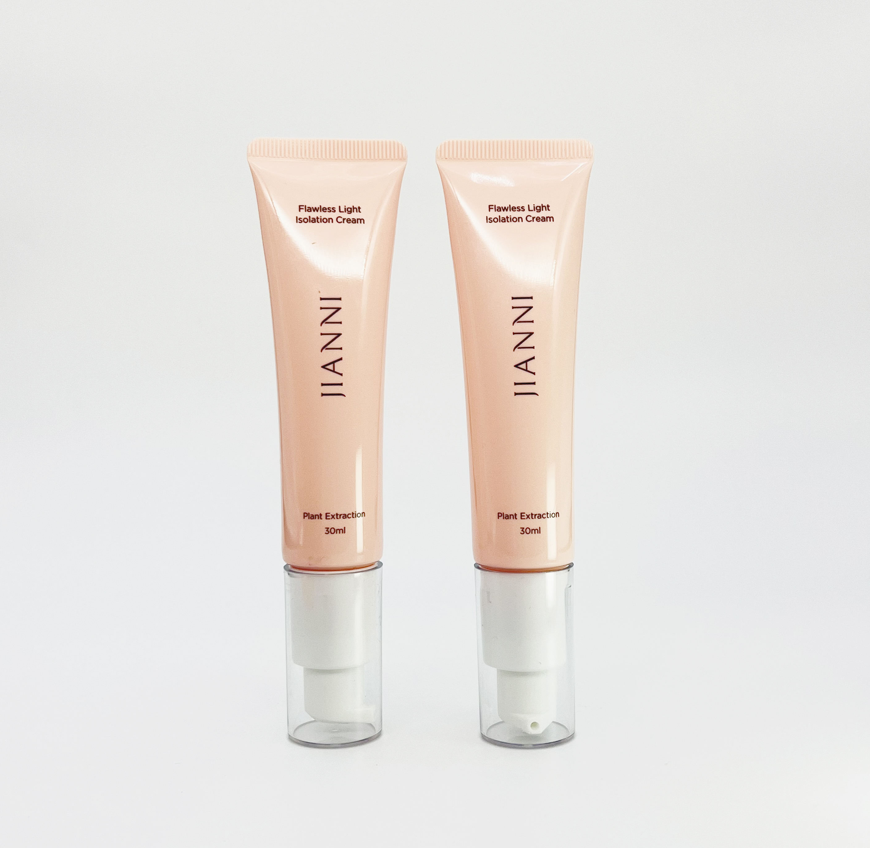 Embalaje de bomba sin aire vacío personalizado, tubo para apretar cosmético facial, base BB CC, crema líquida y protector solar, tubo de aceite esencial