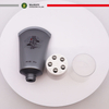 Tubo cosmético de plástico con rodillo de masaje de bola de acero inoxidable para loción corporal, tubo vacío para embalaje de tubo de crema de masaje