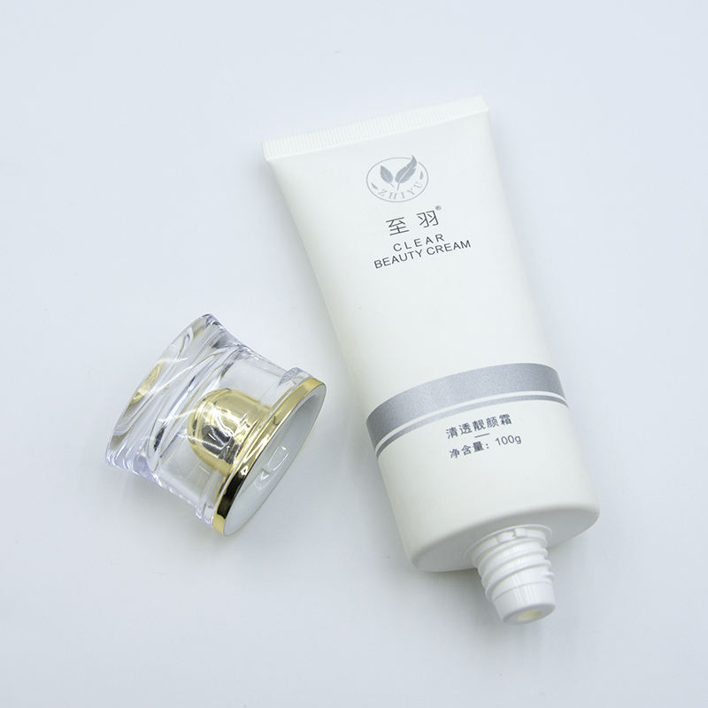 Tubo de plástico de compresión suave OEM120ml para loción corporal, champú limpiador y protector solar con tapa de rosca, esencial para lavado de cara cosmético