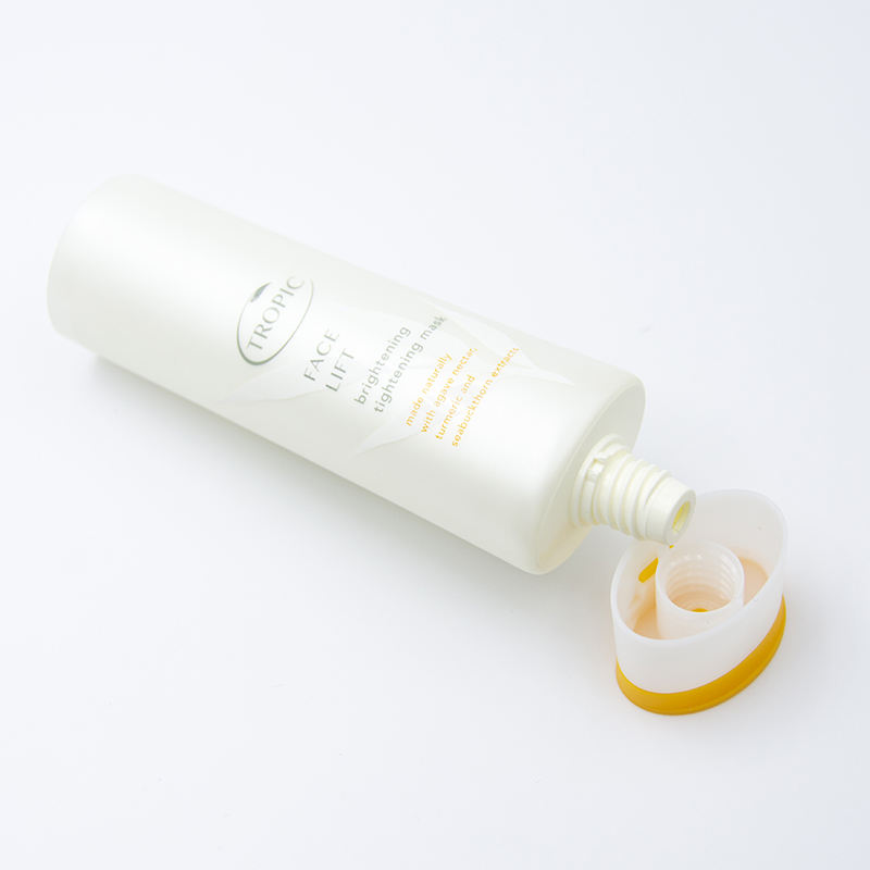 Tubo plástico ovalado cosmético de la fábrica del OEM para el empaquetado del apretón del protector solar del limpiador facial de la crema de manos