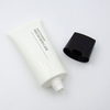 Tubo exprimidor de plástico suave para crema para ojos, limpiador, protector solar, diseño con tapa abatible para el cuidado de la piel