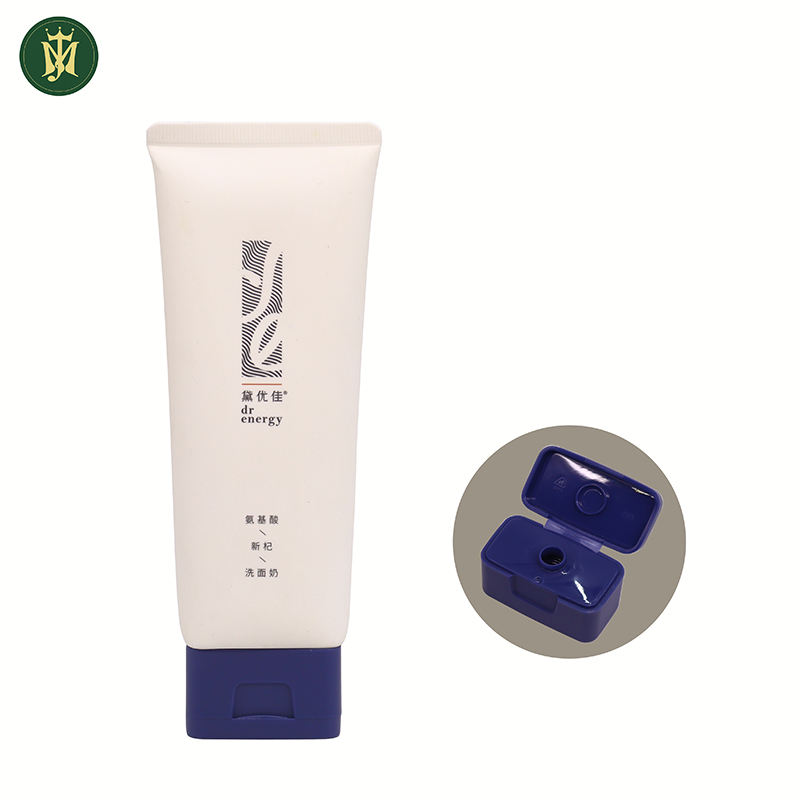 Nuevo diseño, tubo suave de plástico plano, tapa superior rectangular, crema de manos, crema facial, cuidado de la piel, bloqueador solar, embalaje de protección solar