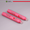 Tubos de empaquetado de la tapa del protector labial plástico de encargo con el tubo plástico del lustre del labio del aplicador del silicón