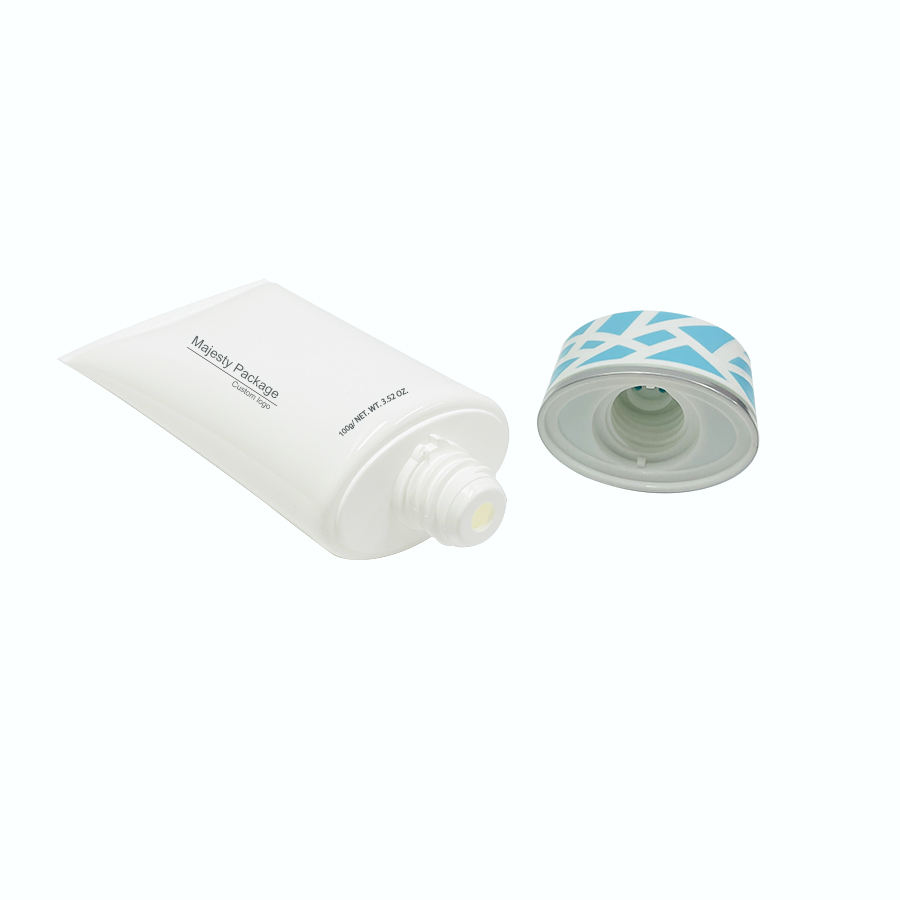Envases de tubos personalizados, envases cosméticos biodegradables de caña de azúcar, crema de manos de plástico, limpiador facial, tubos exprimidores con tapa giratoria