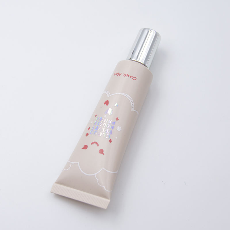 OEM15ML BB Foundation crema líquida punta para boquilla larga tapa de tornillo PE tubo cosmético embalaje protector solar crema para ojos con tubo exprimidor