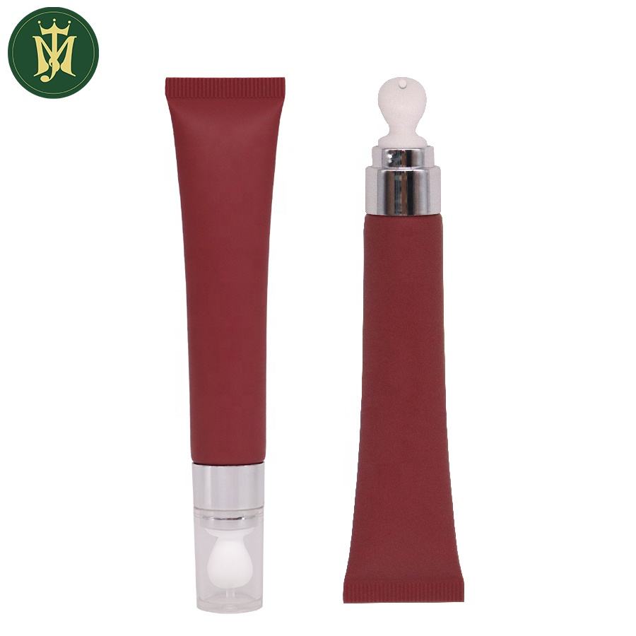 Tubo de crema para ojos suave Cometic, personalizado, 10ml, 15ml, 20ml, cabezal de cerámica y aleación de Zinc, envases de manguera, tubos de plástico para uso cosmético