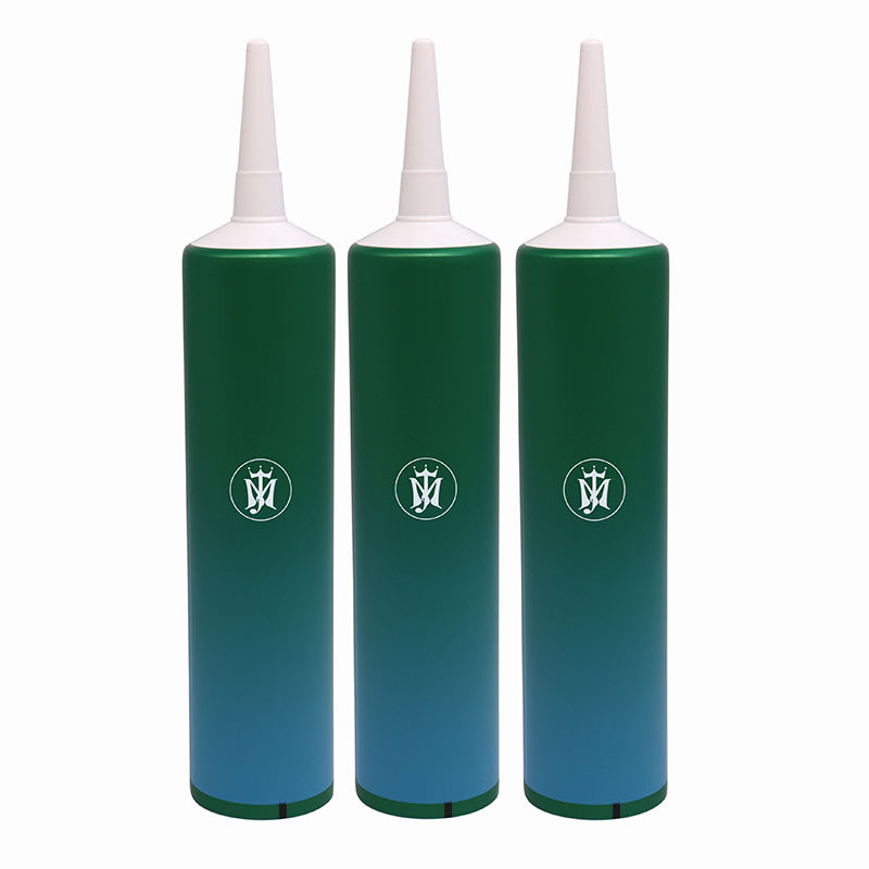 Tubo de plástico OEM PE con boquilla larga para sellador acrílico de masilla, relleno de calafateo de silicona pintable para reparación de paredes y ventanas