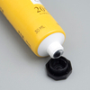 Tubos de papel de aluminio personalizados de 20g-100g para envases cosméticos suaves de crema de manos para limpiador facial con protección solar