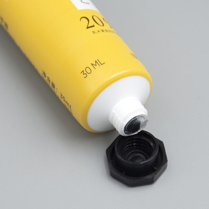 Tubos de papel de aluminio personalizados de 20g-100g para envases cosméticos suaves de crema de manos para limpiador facial con protección solar