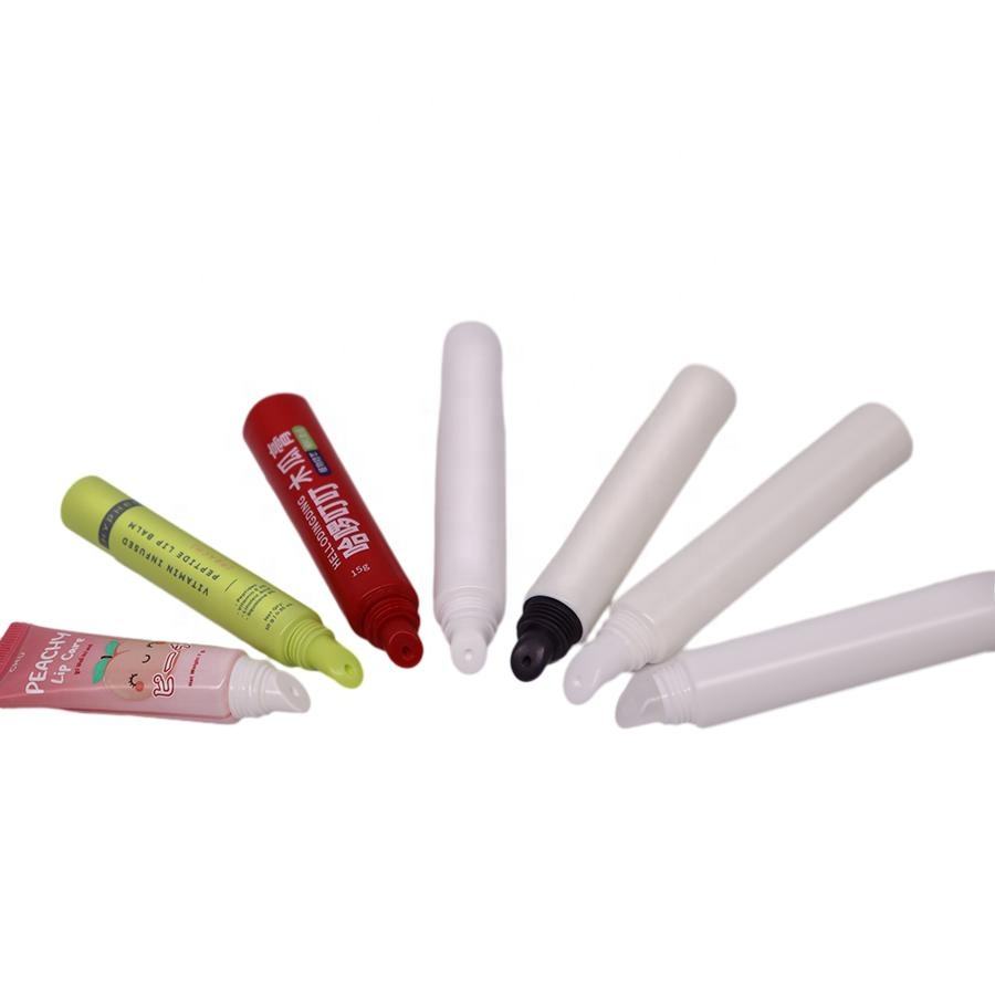 10ml 15ml 20ml 30ml Tubos exprimibles vacíos para bálsamo labial crema Protector solar Embalaje OEM personalizable