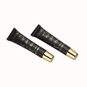 Tubo exprimido personalizado de 10g, 10ml y 15ml para brillo labial, lápiz labial, bálsamo labial, envases de plástico vacíos, color personalizado