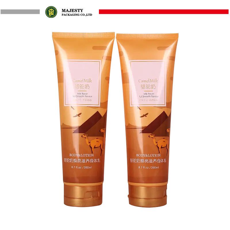 Venta al por mayor, limpiador facial vacío ecológico, tubo de compresión suave, embalaje cosmético vacío personalizado, crema de loción para 200ml 250ml