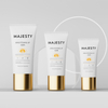 Forma ovalada plana personalizada, tubo de embalaje de plástico PE, base líquida BB CC, crema de protección solar, cosmética facial, colores dorados y plateados