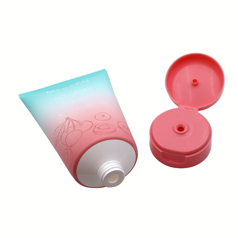 Tubos exprimibles de plástico blando personalizados de 300 ml-400 ml para loción corporal, champú, acondicionador, embalaje para suero y mascarillas para el cuidado de la piel