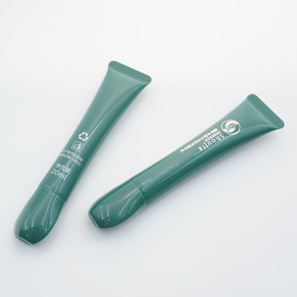 Empaquetado vacío modificado para requisitos particulares de los cosméticos del top del tapón de tuerca del tubo del apretón de la crema del ojo de 10ml 15ml 20ml