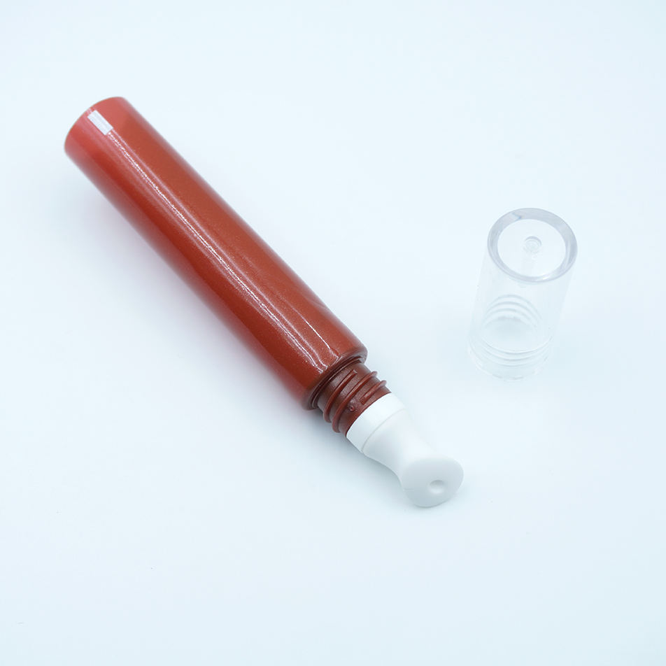 Tubo de plástico de compresión suave personalizado, suero cosmético para ojos, crema vacía, 5ml, 10ml, 15ml, envases de embalaje, tapón de rosca, producto de masaje
