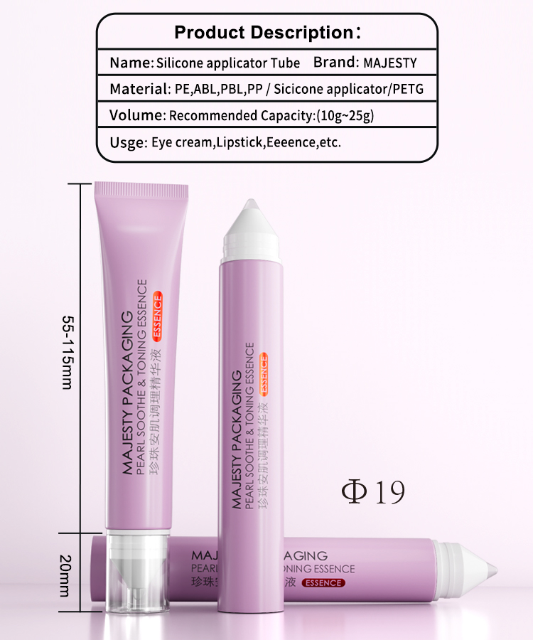 PE Cosmética Embalaje de tubo de tubo 