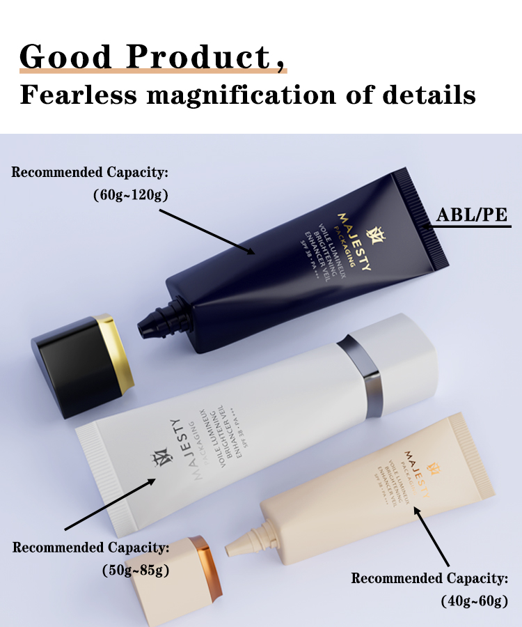 PE Squeezo Tubo cosmético 