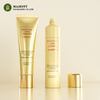 Tubo de crema de mano de la cara de la cara cosmética de plástico con tapa acrílica