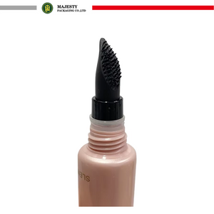 Tubo de rímel de plástico redondo, embalaje cosmético de plástico, 10ml, 15ml, 20ml, tubo redondo pequeño, tubo de plástico vacío para maquillaje