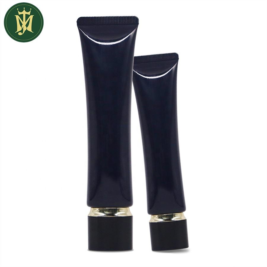 Tubos de plástico cosméticos triangulares para loción, lavado de cara, crema de manos, protector solar, cuidado de la piel, diseño único, 30mm de diámetro