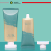 Logotipo privado Envase de cosméticos Embalaje de tubo de plástico Forma ovalada Tapa de rosca Tubo de compresión suave Manejo de superficie de impresión Offset