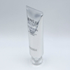 Custom120ML, embalaje de tubo de plástico PE suave vacío impreso, estampado en caliente, manipulación de superficies, envases para embalaje de loción limpiadora Facial