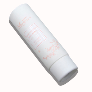 Tubos de embalaje de crema de manos cosmética de PE suave mate respetuosos con el medio ambiente para mascarillas faciales de lavado de cara para el cuidado de la piel con espacio para serigrafía