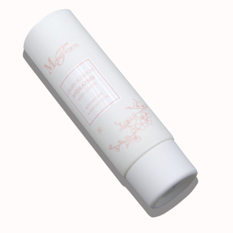 Tubos de embalaje de crema de manos cosmética de PE suave mate respetuosos con el medio ambiente para mascarillas faciales de lavado de cara para el cuidado de la piel con espacio para serigrafía