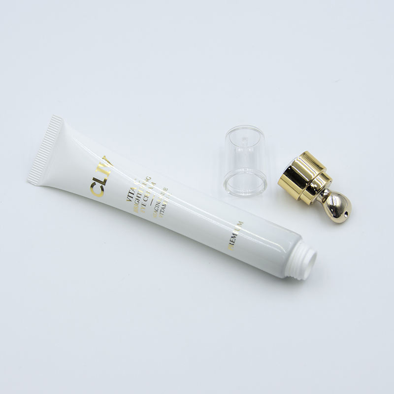 Tubo de embalaje de 10ml, 15ml, 20ml con cabezal aplicador vibratorio para crema de ojos, lápiz labial, protector solar y limpiador