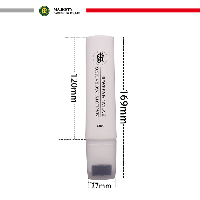 Aplicador de rodillo de masaje con interruptor, embalaje de tubo cosmético de plástico para el cuidado de la piel, crema facial, crema para ojos, tubo vacío de plástico