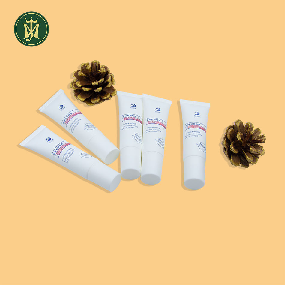 Tubo de boquilla larga de 30g para embalaje, protector solar facial, champú, máscara limpiadora, cosméticos, plástico vacío, suave, tubo de crema cosmética para ojos