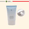 Tubos de plástico PE ovalados planos OEM para 20ml 30ml 50ml Bloqueador solar Envase exprimible Tapón de rosca Cosmético Protector solar BB Cream Foundation