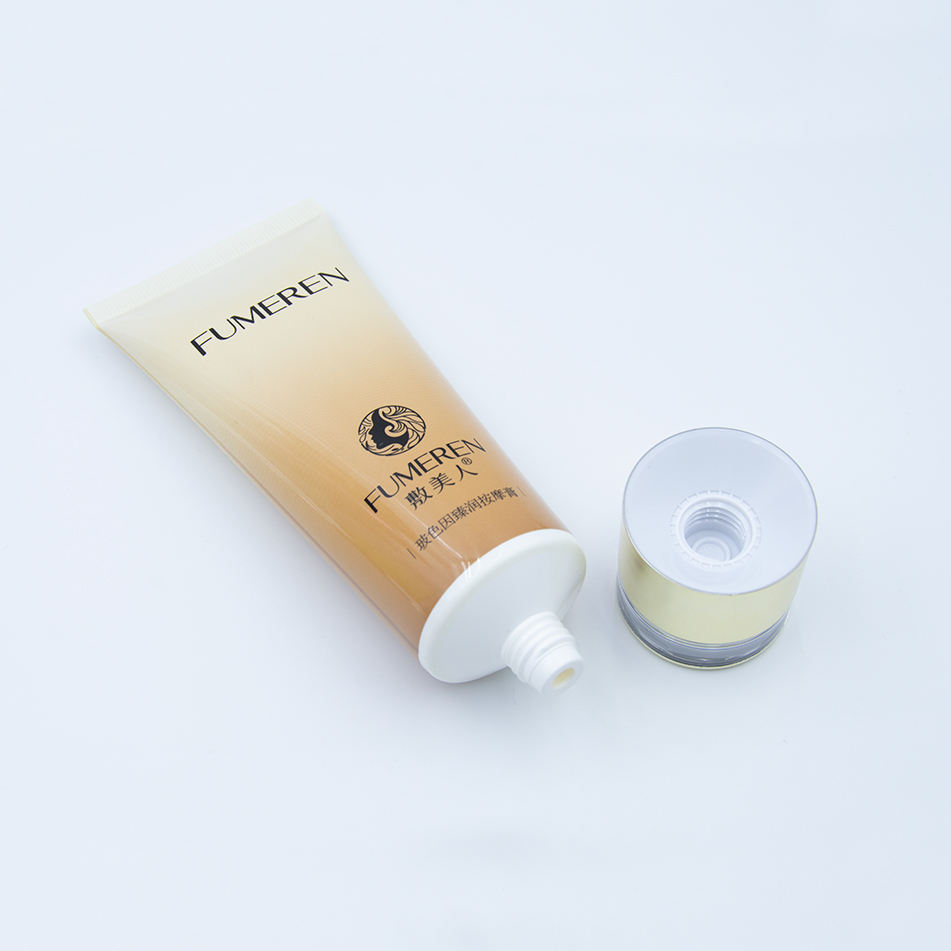 Embalaje de tubo de plástico vacío personalizado, crema BB, cuidado de la piel, loción facial, cosméticos, logotipo impreso, incluye champú protector solar