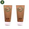 Embalaje de reciclaje ecológico, protección solar, crema de manos en tubo de plástico biodegradable, tubo prensado de papel Kraft