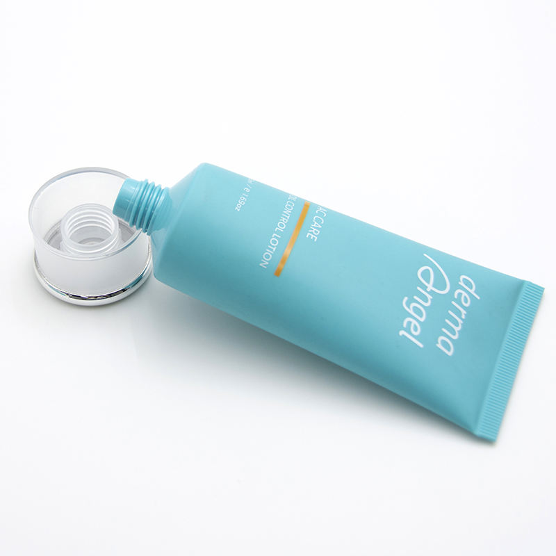 Tubo cosmético de PE suave para apretar, tubo de plástico con tapa abatible para lavado de cara, loción corporal, crema de manos, crema protectora solar