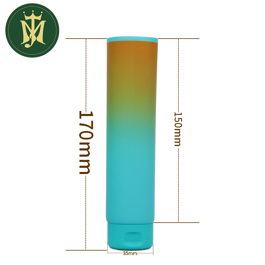 Tubos de plástico vacíos personalizados de 80 ml a 120 ml para envases de crema de manos cosmética y limpieza facial