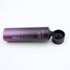 Tubo cosmético de plástico de fábrica para loción, crema de manos, limpiador facial, protector solar con tapa abatible