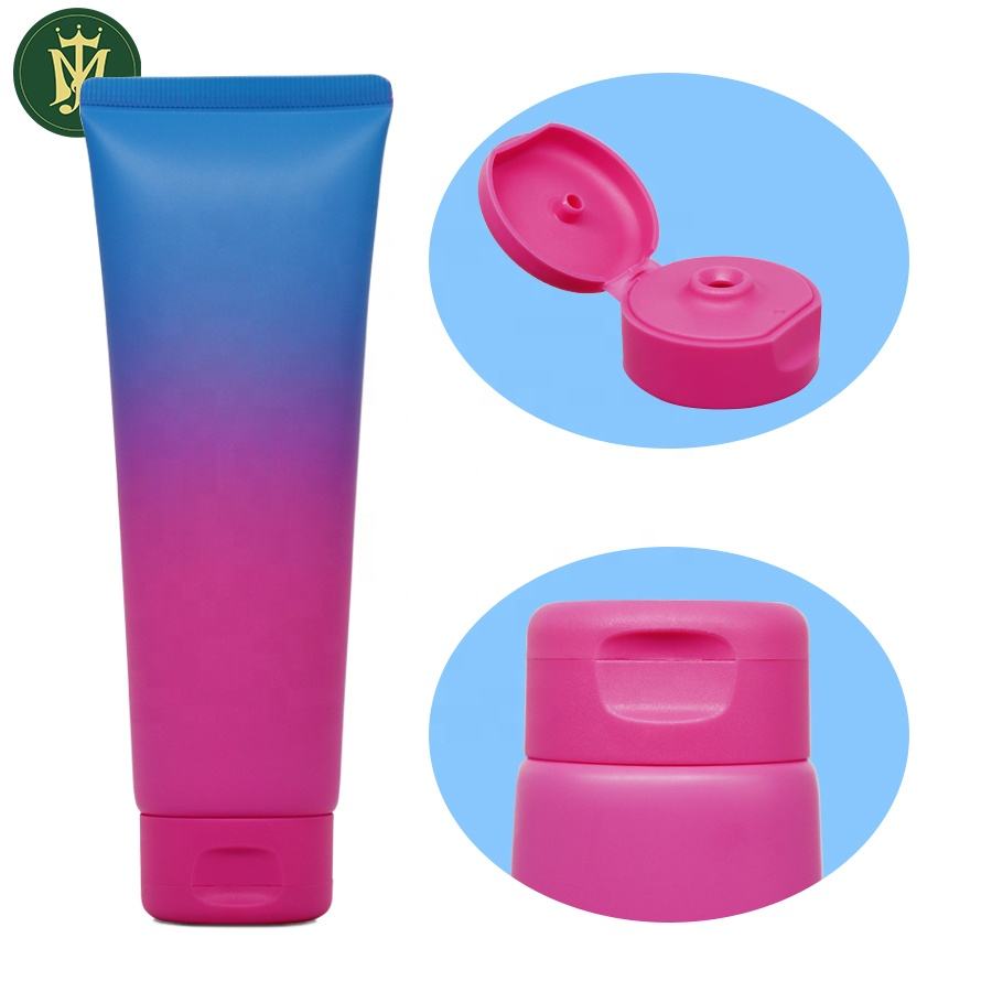 Los tubos plásticos de encargo 80ml-120ml vacían el empaquetado del tubo para la limpieza facial cosmética de la crema de manos