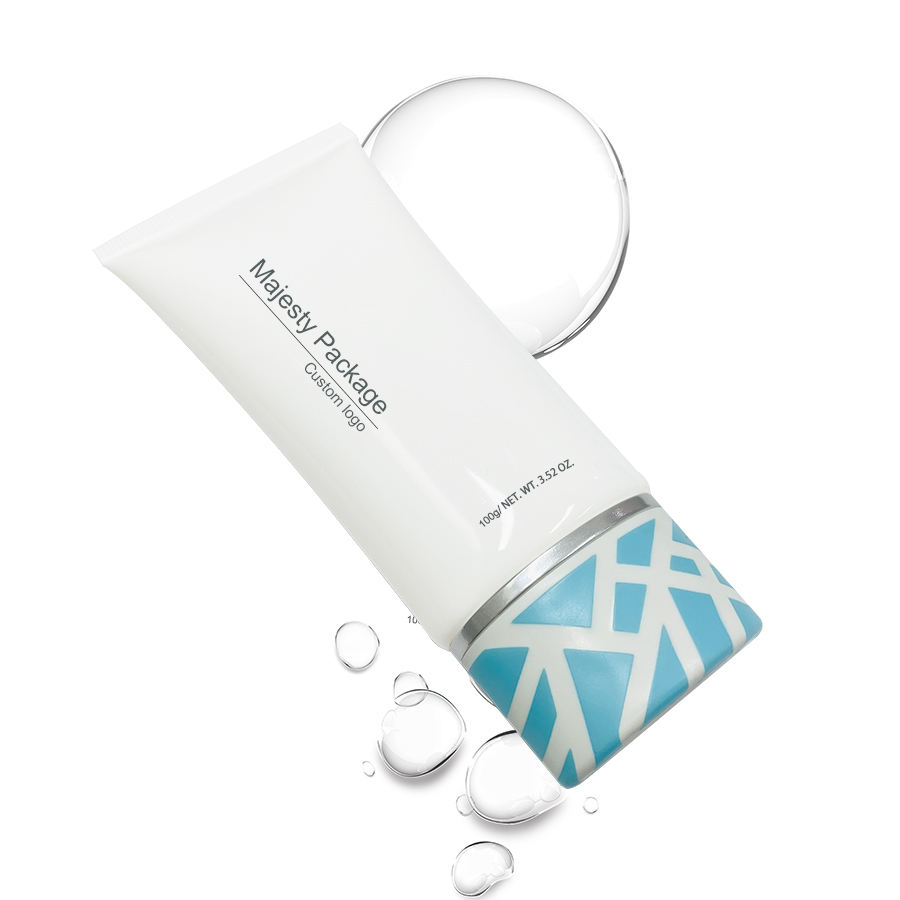 Envases de tubos personalizados, envases cosméticos biodegradables de caña de azúcar, crema de manos de plástico, limpiador facial, tubos exprimidores con tapa giratoria